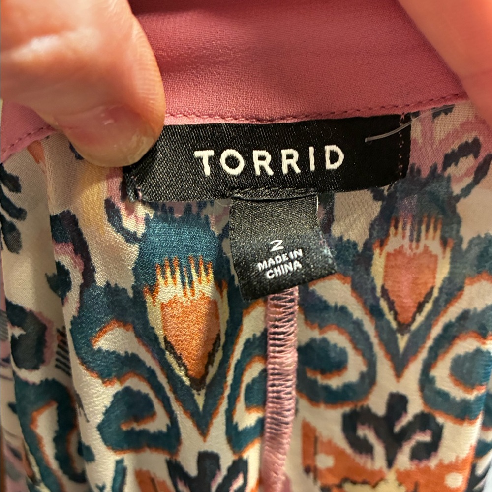 Patterned Open-Front Cardigan - Picture 4 of 4